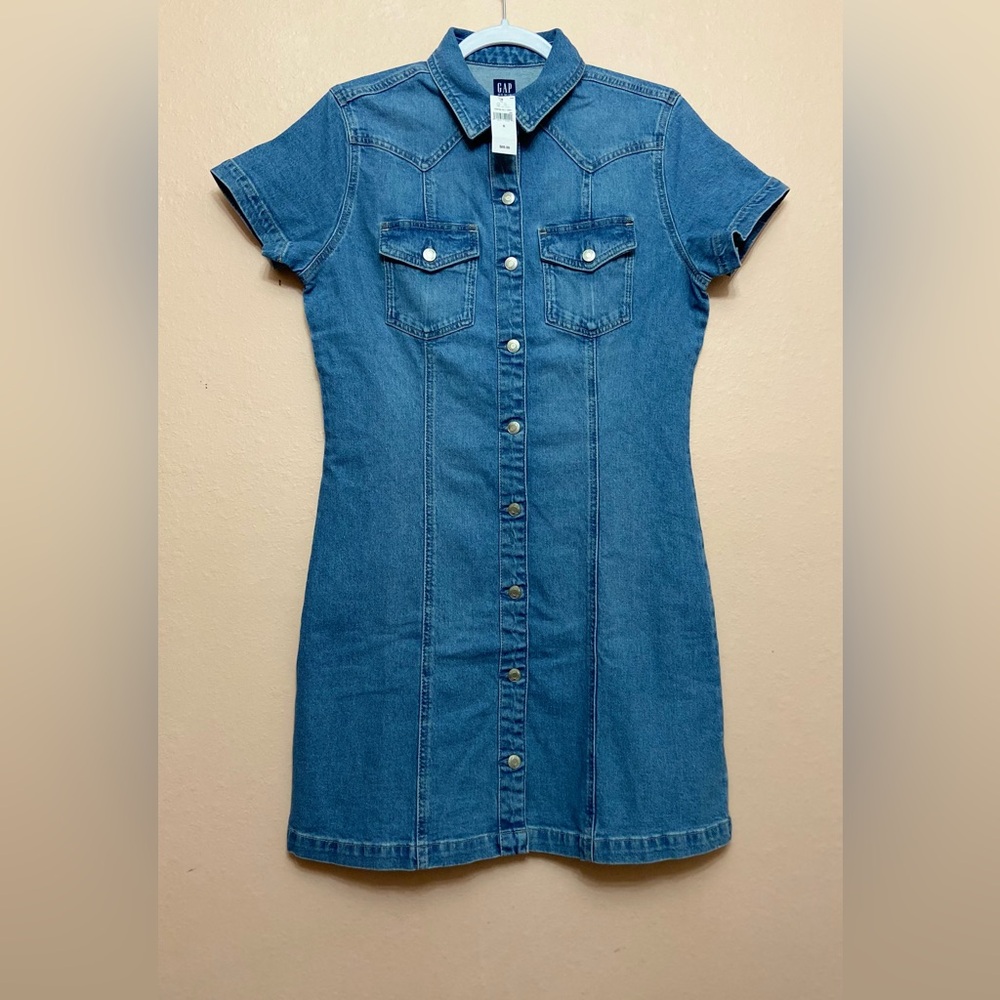 GAP Factory Western Mini Shirtdress